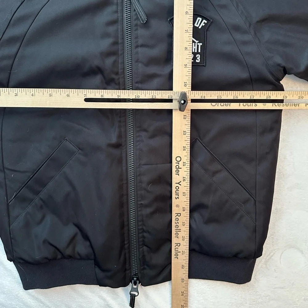 RARE Nike Air Jordan SAMPLE Wings City of Flight MA-1 Bomber Jacket Mens M black